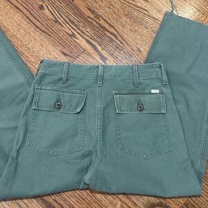 Mother army green pants
